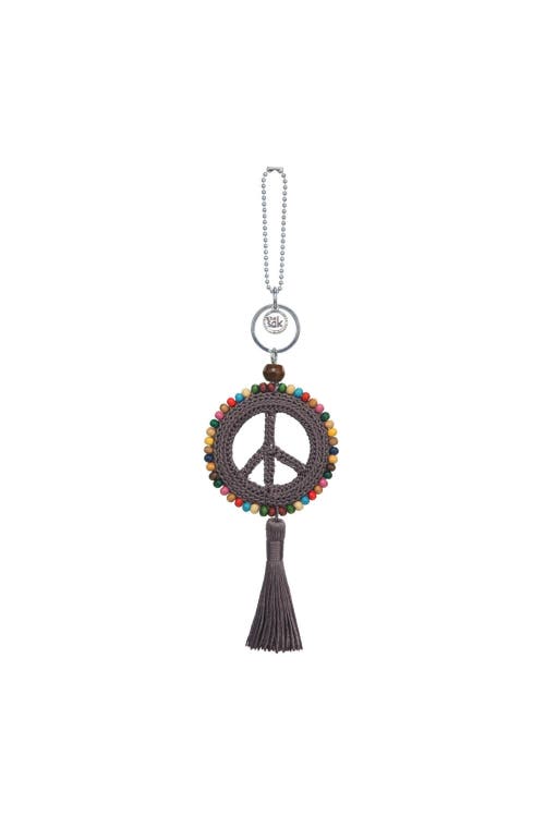 The Sak Yarnicharmz Crochet Peace Dangle