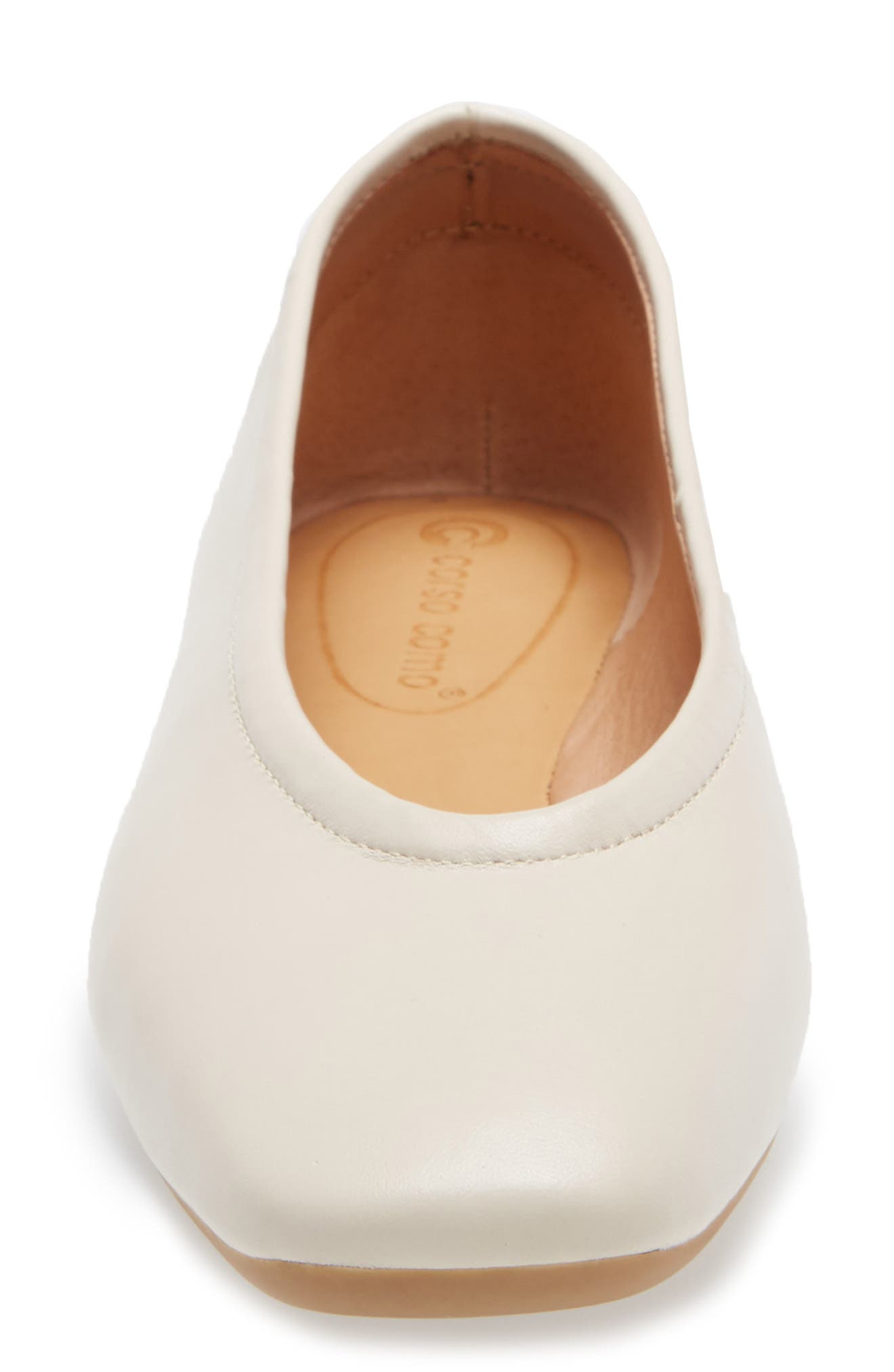 Trishina Ballet Flat, Alternate, color, TAPIOCA LEATHER