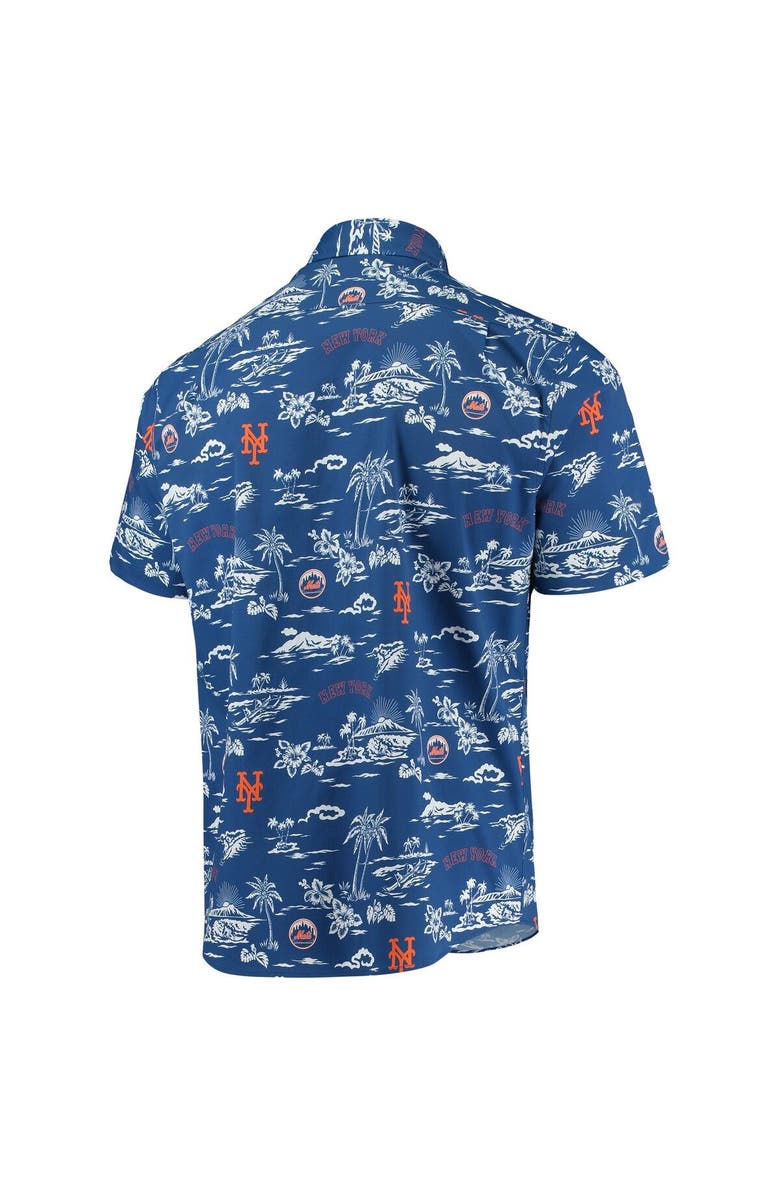 Reyn Spooner Men's Reyn Spooner Royal New York Mets Kekai Performance Button-Up Shirt, Alternate, color, 