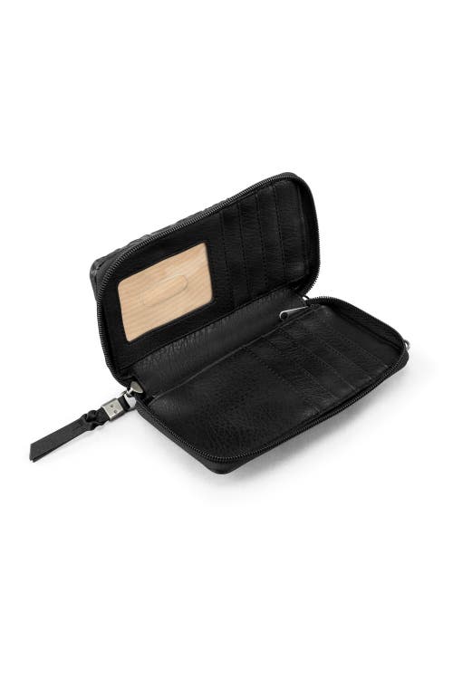 The Sak Silverlake N/s Smartphone Crossbody In Black Floral Emboss