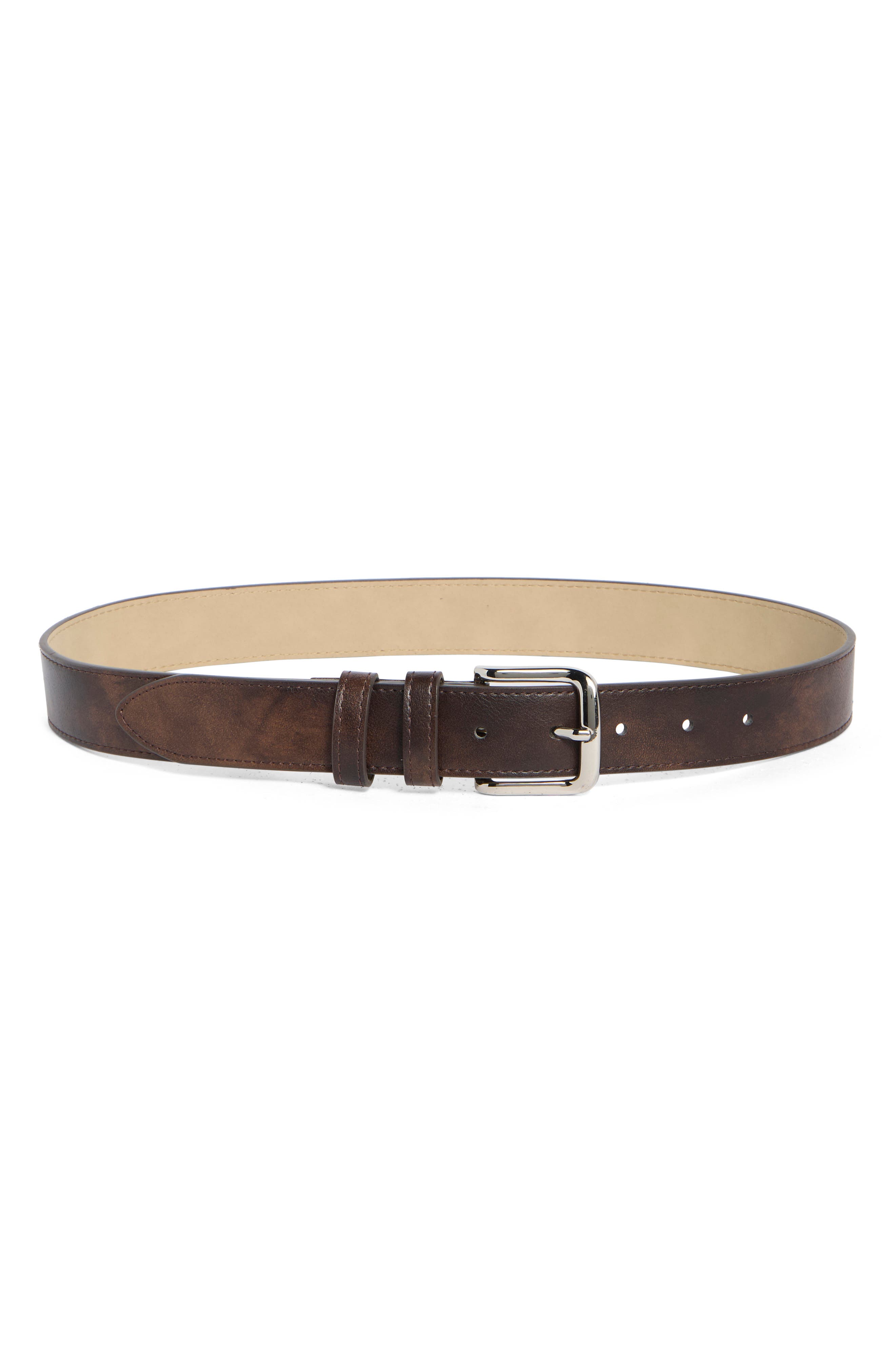 Steve Madden Topstitch Belt
