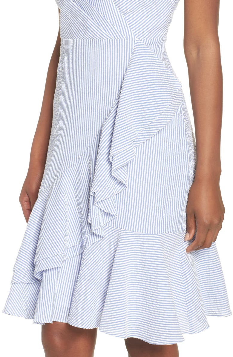 J.Crew Spaghetti Strap Ruffle Dress, Alternate, color, 