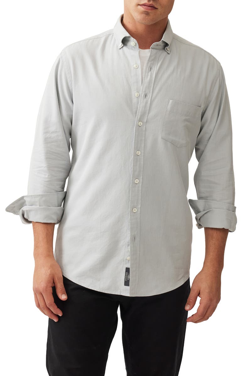 Rodd & Gunn Featherston Twill Button-Down Shirt, Main, color, 