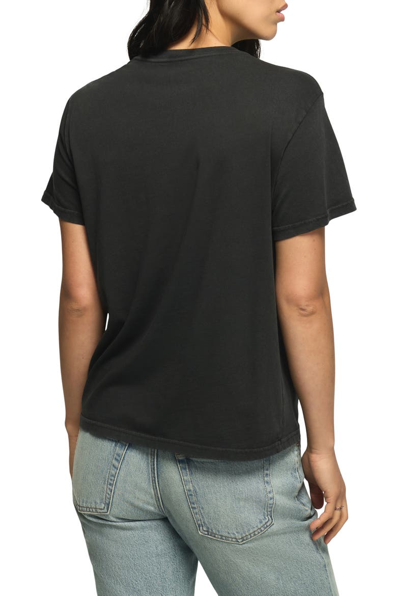 Butterfly Frame Graphic T-shirt, Main, color, JET BLACK