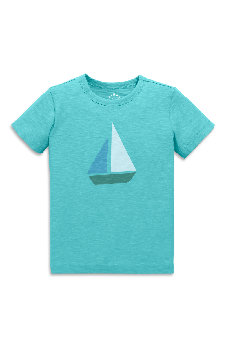 Primary Kids Sailboat Tee, Main, color, 