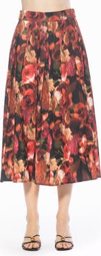 Alexia Admor Oren Pleated Midi Skirt