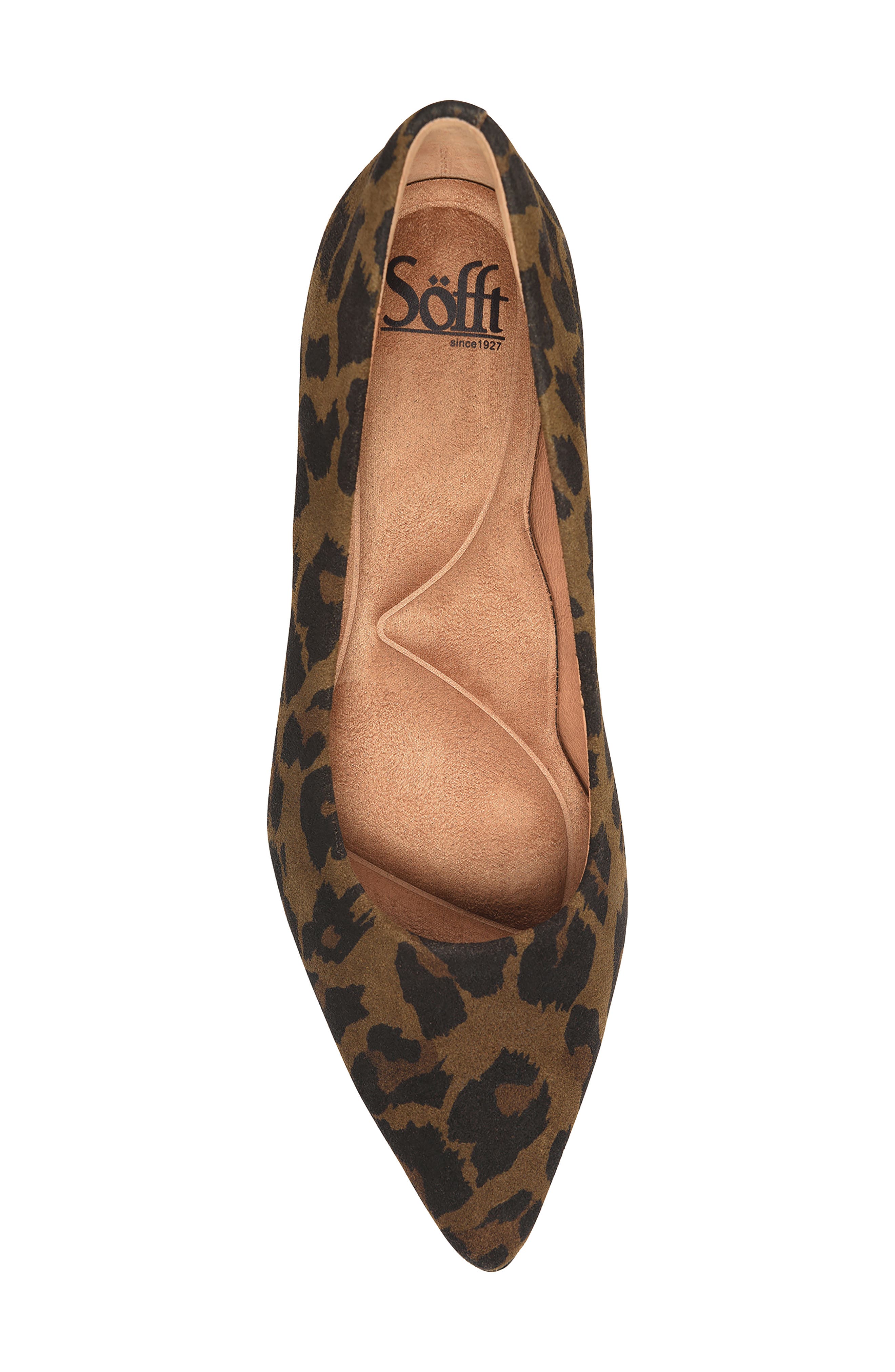 Sabrina Pointy Toe Kitten Heel Pump, Alternate, color, BROWN SUEDE