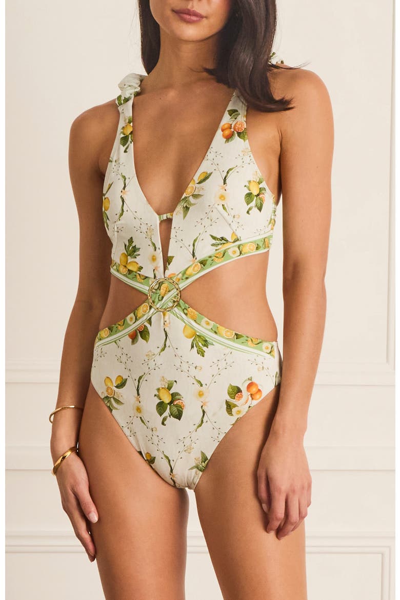 Valencia Kendall One Piece, Main, color, White
