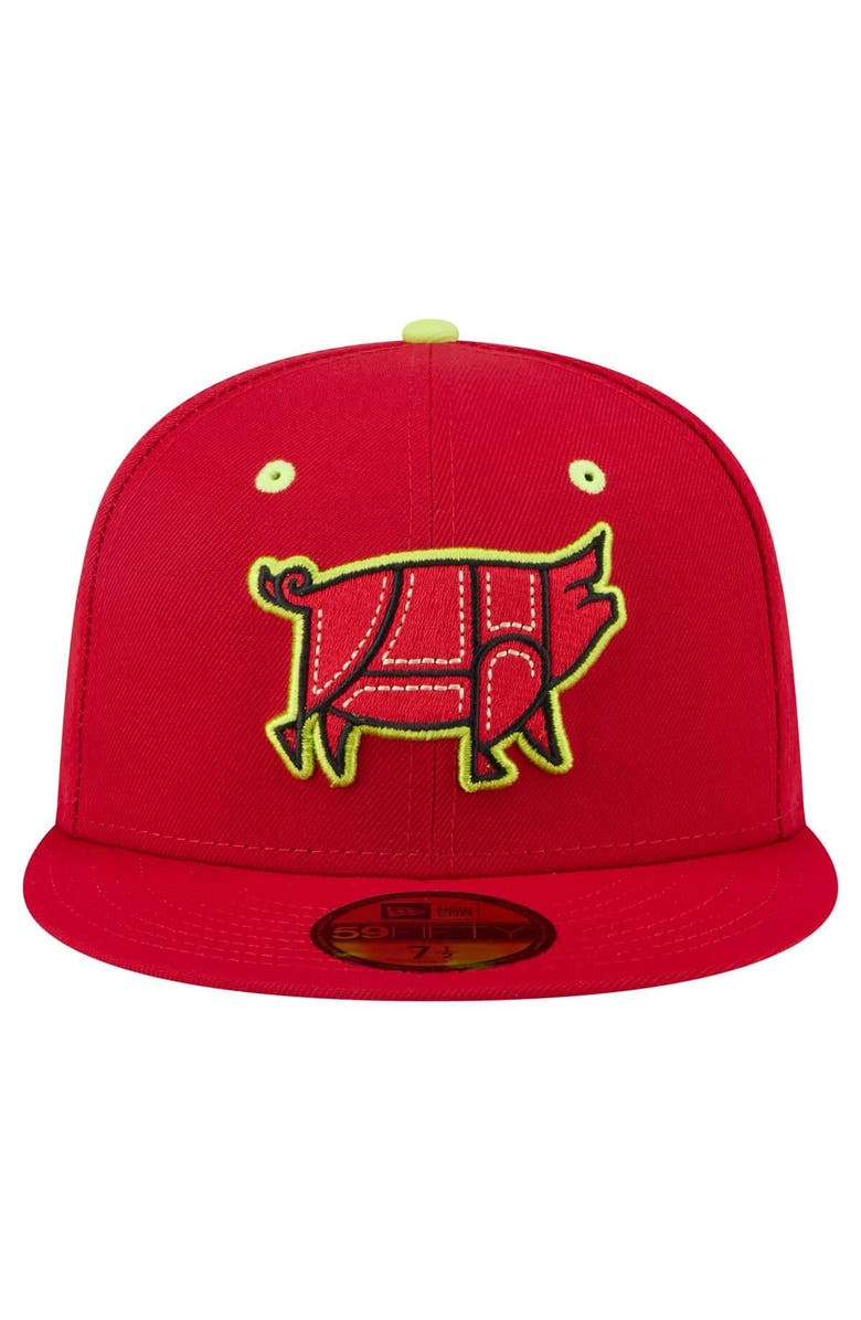New Era Men's New Era Red Columbia Fireflies Copa de la Diversión 59FIFTY Fitted Hat, Alternate, color, Red