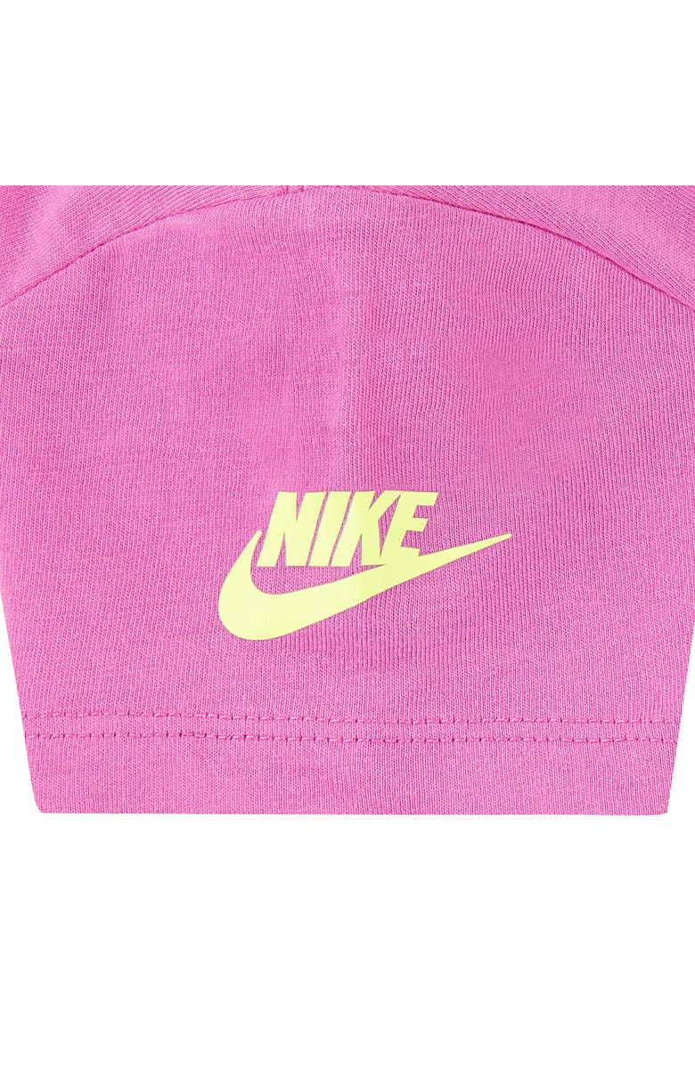 Nike Kids' Flower Logo Graphic T-Shirt, Alternate, color, Playful Pink
