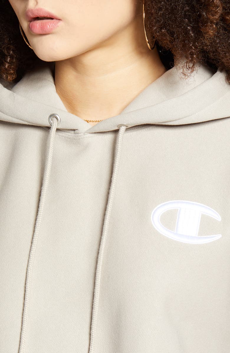 Champion Reverse Weave Crop Hoodie, Alternate, color,