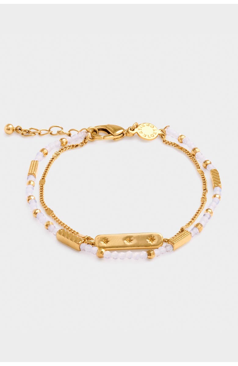 Katie Loxton Birthstone Bracelet 'June' in Moonstone, Main, color, June