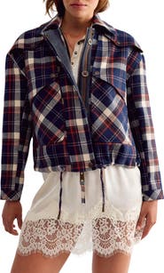 Free People Morant Bay Plaid Jacket