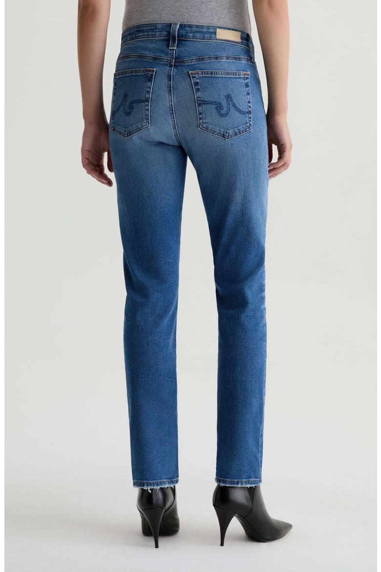 Mari Mid Rise Slim Straight Leg Jeans, Alternate, color, TINSELTOWN