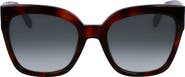 Longchamp Medallion 52mm Tea Cup Sunglasses