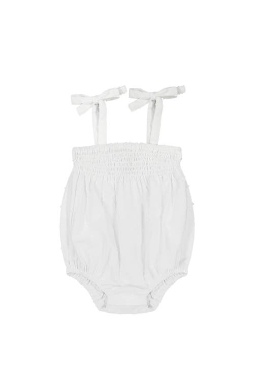 Busy Bees Ella Ruched Bubble White Swiss Dot  product