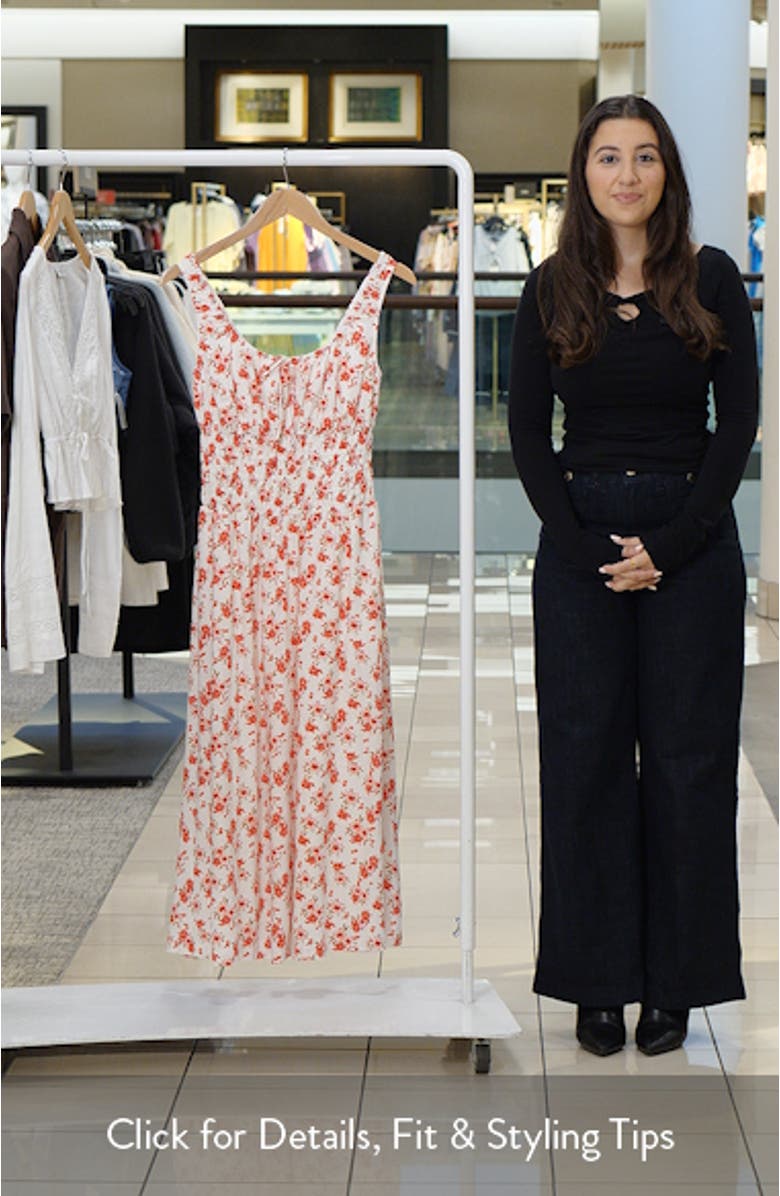 Smocked Waist Midi Dress, sales video thumbnail