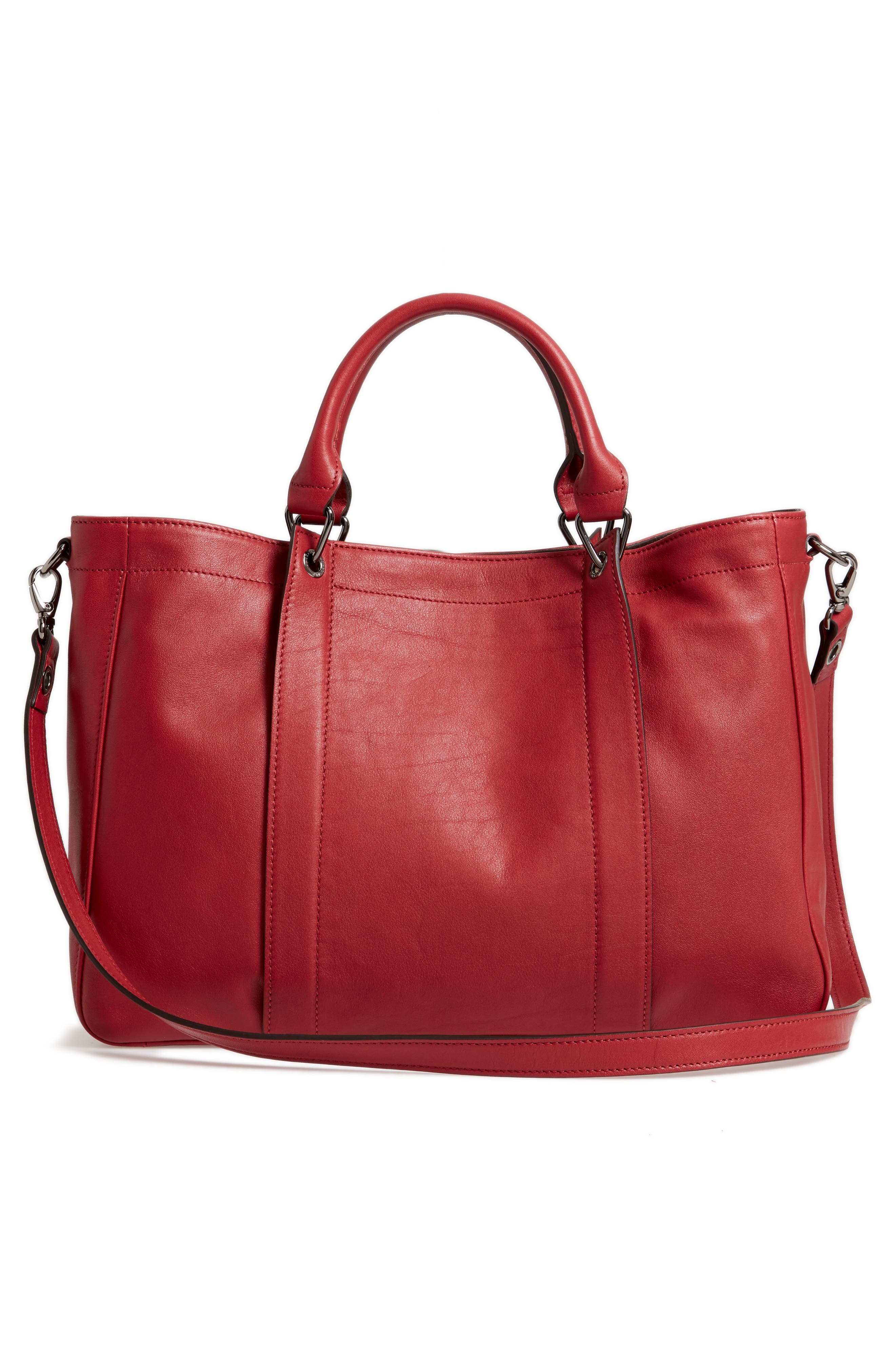 Longchamp '3D - Small' Leather Tote, Alternate, color, 