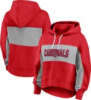 FANATICS Women's Fanatics Red St. Louis Cardinals Filled Stat Sheet Pullover Hoodie