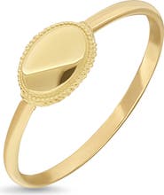 Bony Levy 14K Yellow Gold Oval Stackable Ring