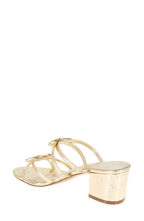 Bcbg Sarina Slide Sandal In Gold