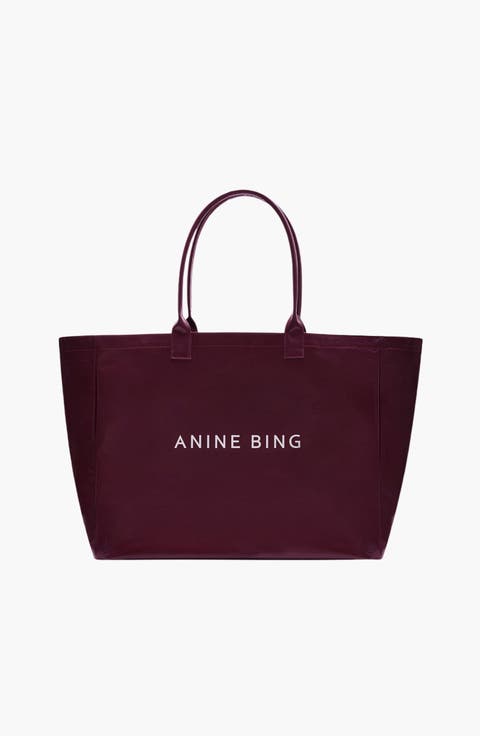 Leo Coated Canvas Tote