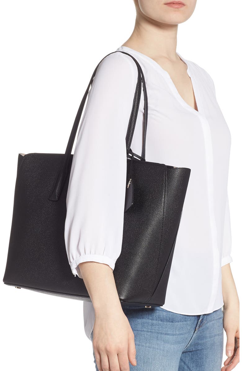 Kate Spade New York large margaux leather tote, Alternate, color,
