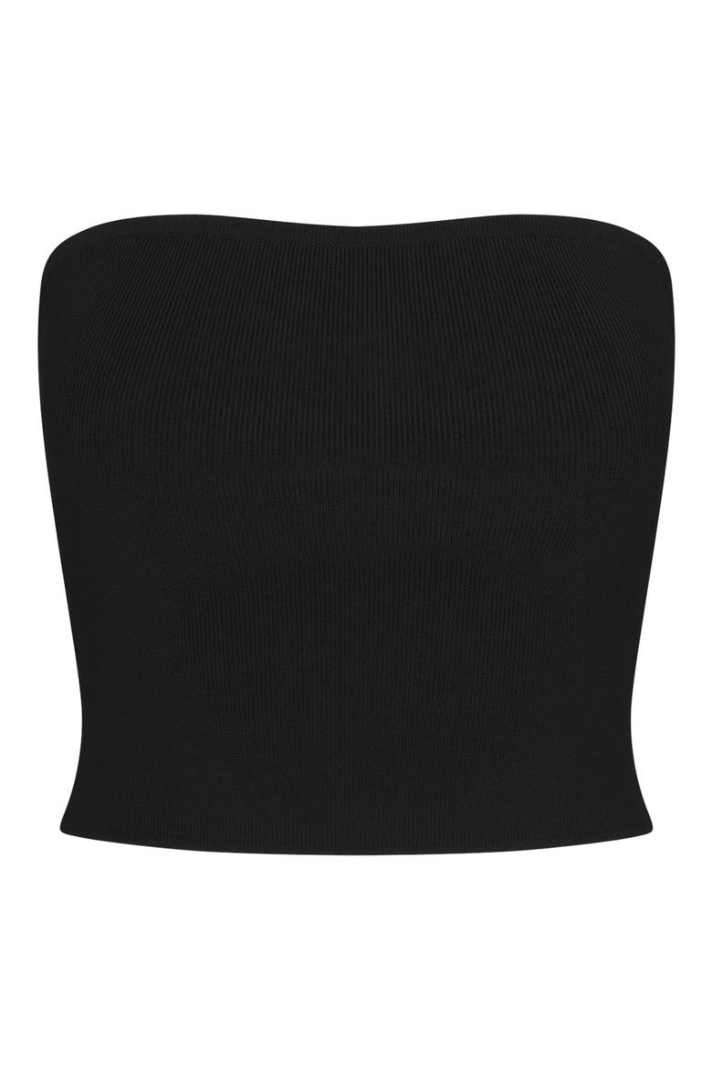 Refined Knit Tube Top, Main, color, ONYX