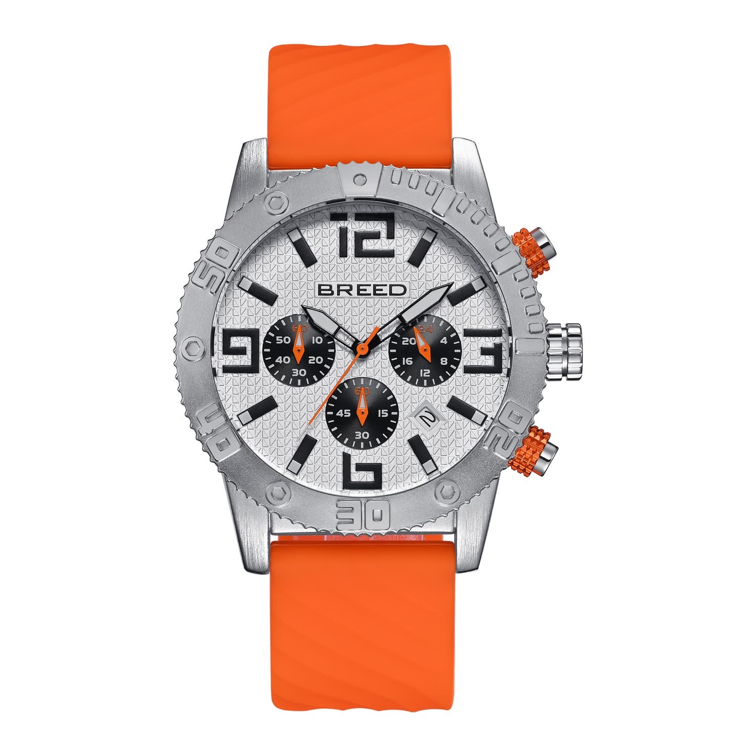selected Silver/Orange
