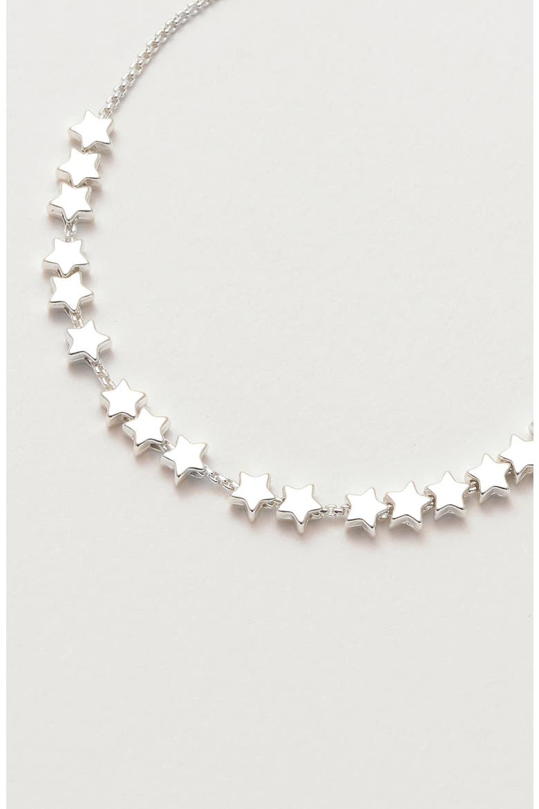 Stars So Bright Chain Slider Bracelet, Alternate, color, SILVER