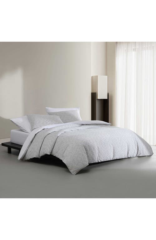 Calvin Klein Modern Ikat Yarn Dyed Cotton 3 Piece Comforter Set, Queen In Slate Blue