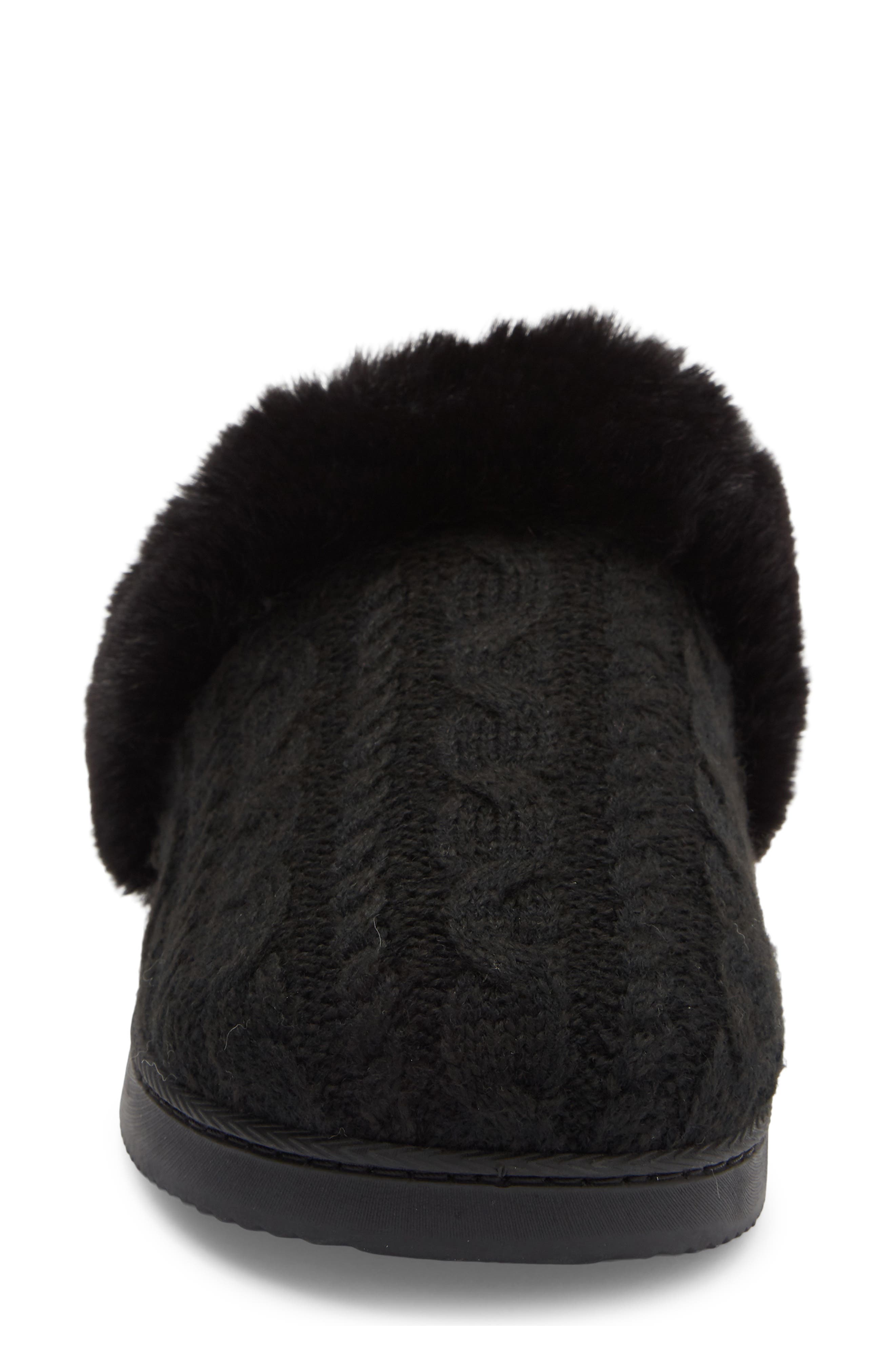 Windsley Slipper, Alternate, color, BLACK