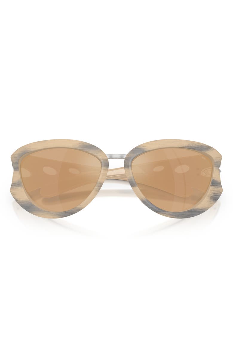 DIESEL<sup>®</sup> DL3007U Trini-D-Y 61mm Mirrored Cat Eye Sunglasses, Alternate, color, Yellow / Grey / Rose Gold