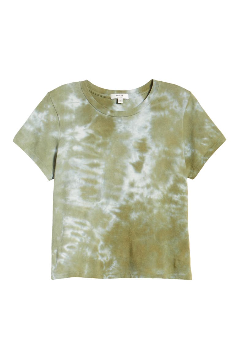 Linda Tie Dye Boxy Organic Cotton T-Shirt, Alternate, color, CHAMELEON