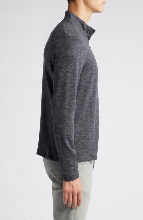 Robert Barakett Crestwood Half Zip Pullover In Black