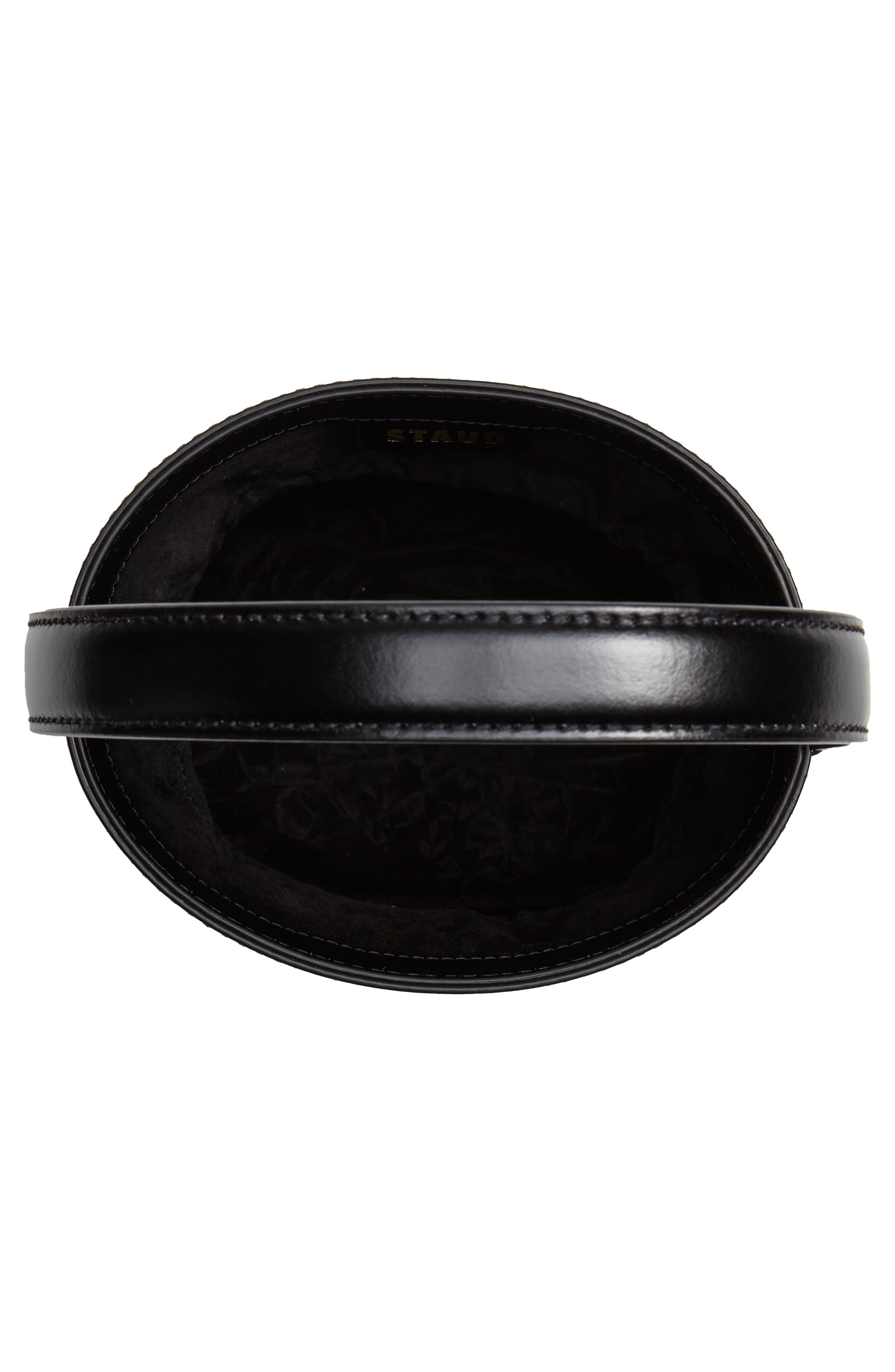 STAUD Bissett Leather Bucket Bag, Alternate, color, 