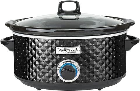 3.5QT Diamond Pattern Slow Cooker