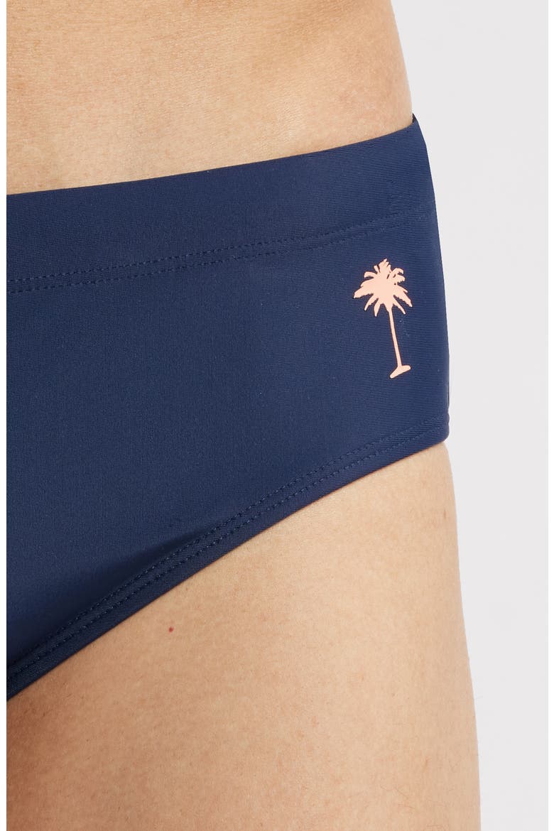 Solid Navy Swim Briefs, Alternate, color, NAVY