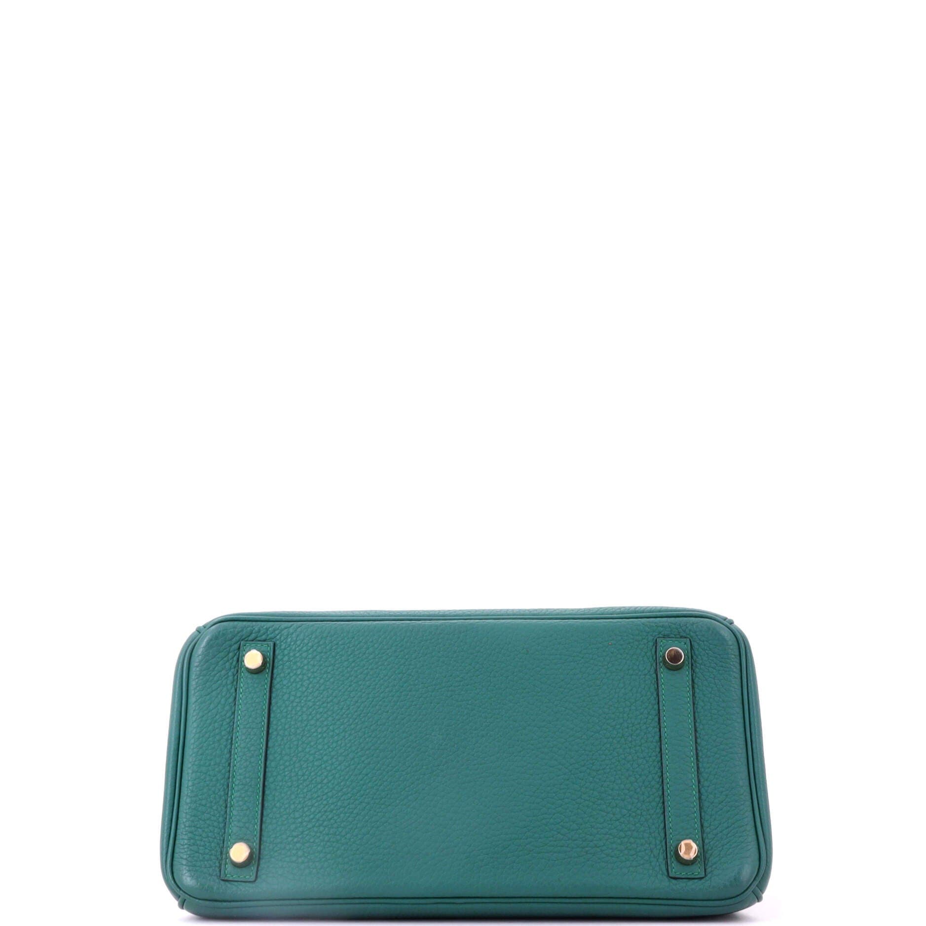 Birkin Handbag Green Togo with Gold Hardware 30, Alternate, color, Green