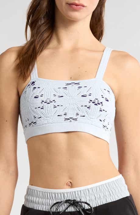 Free People FP Movement Hrun Floral Lace Bandeau Bra