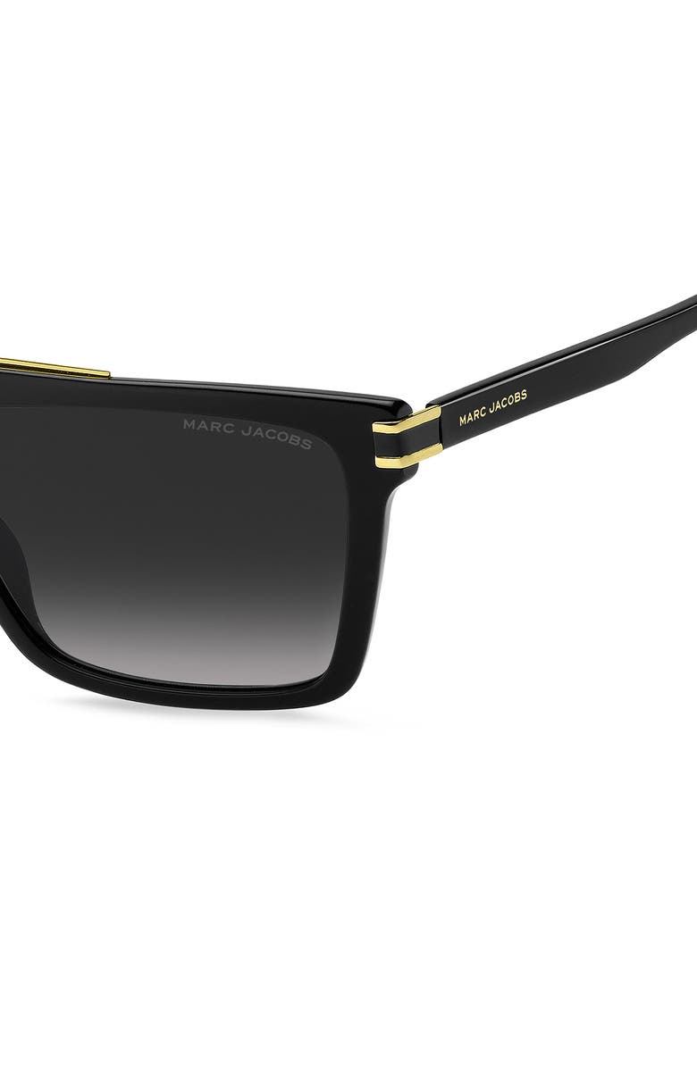 Cool65 64mm Gradient Oversize Shield Sunglasses