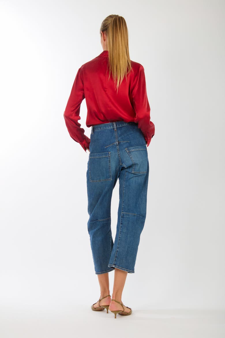 Joanne Blouse, Alternate, color, Orange Red