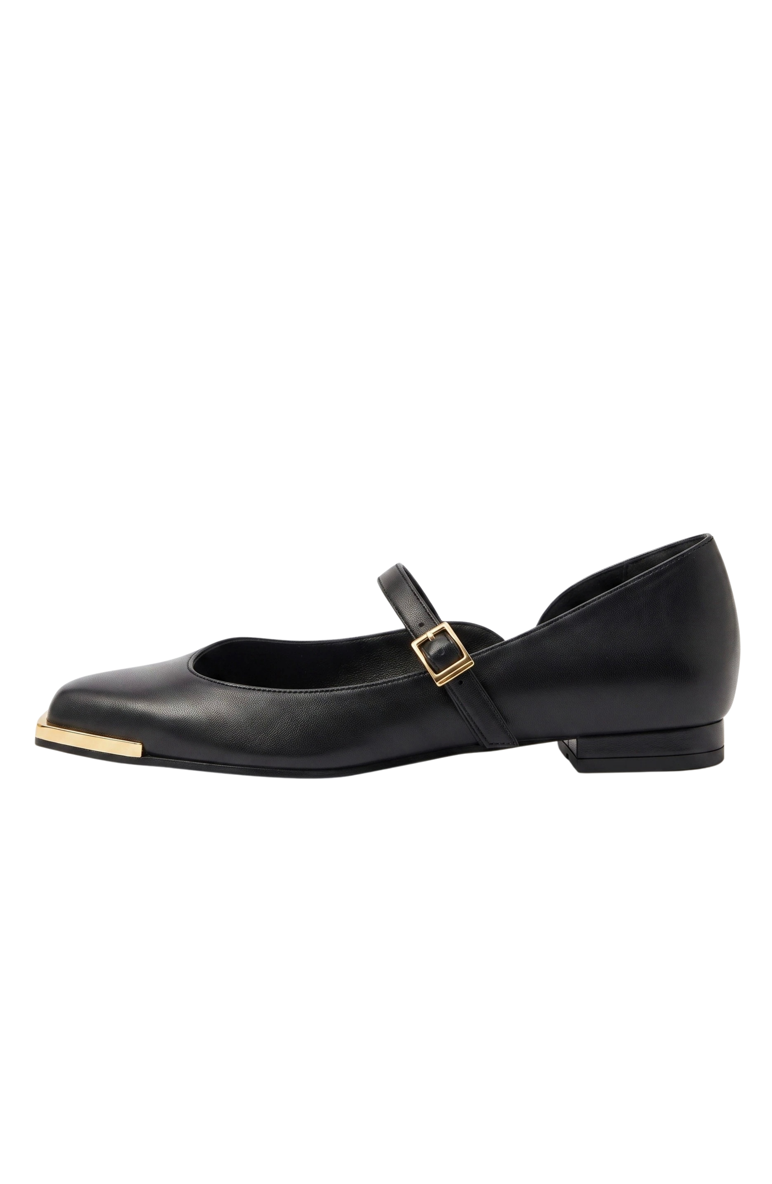 Gretta Pointed toe Ballerina flat, Alternate, color, Black