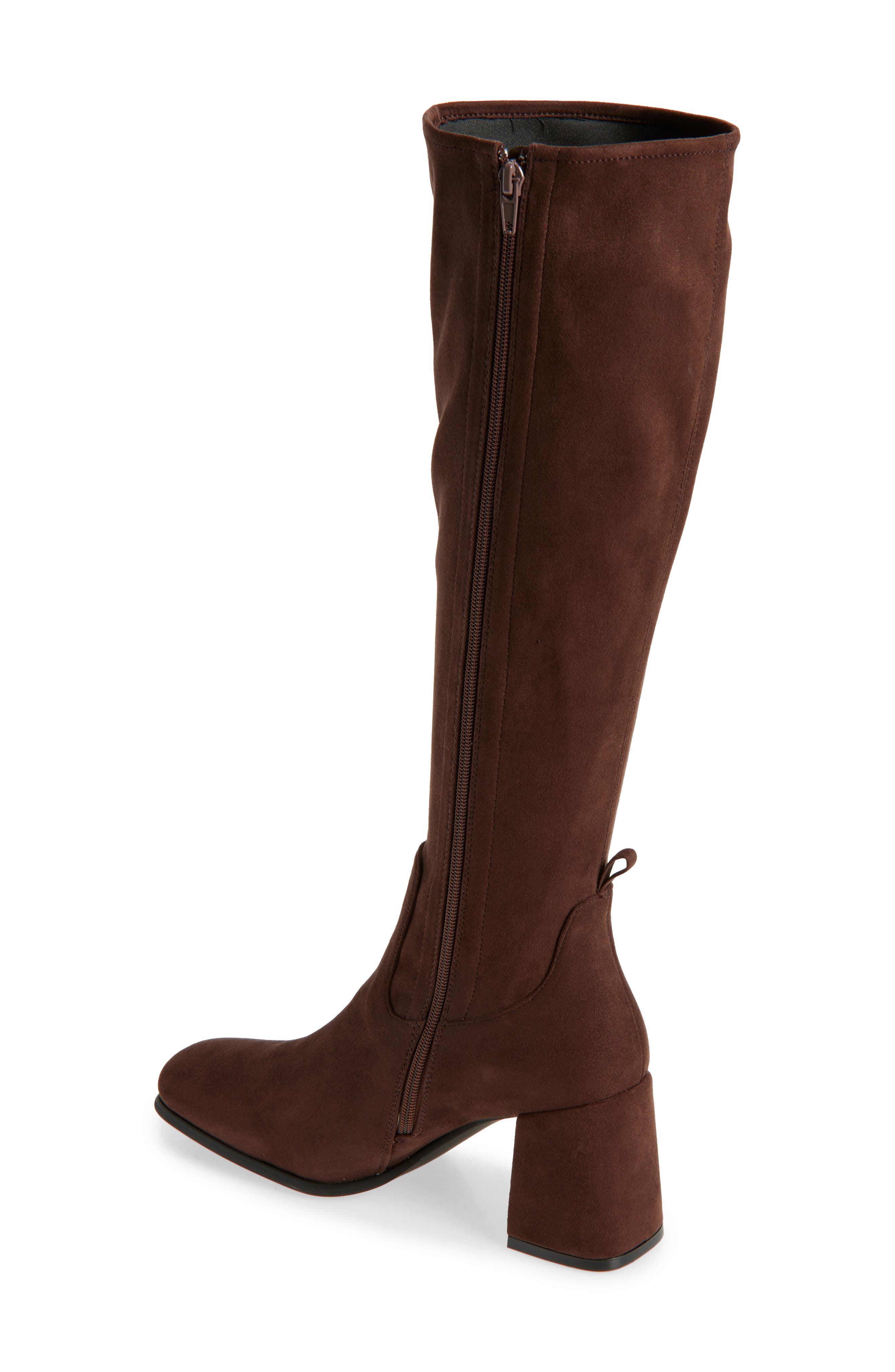 Jeffrey Campbell Hotlava Knee High Boot, Alternate, color, Dark Brown Suede