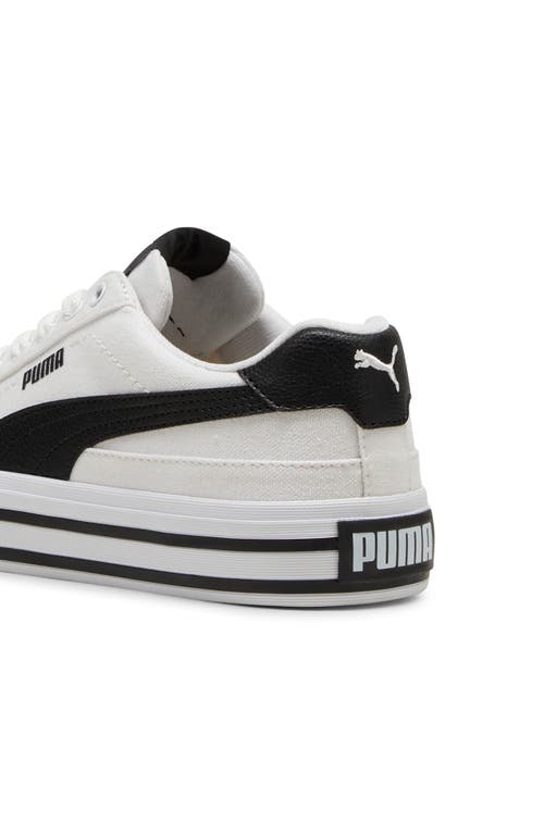 Puma Kids' Court Classic Vulcanized Sneaker In Multi