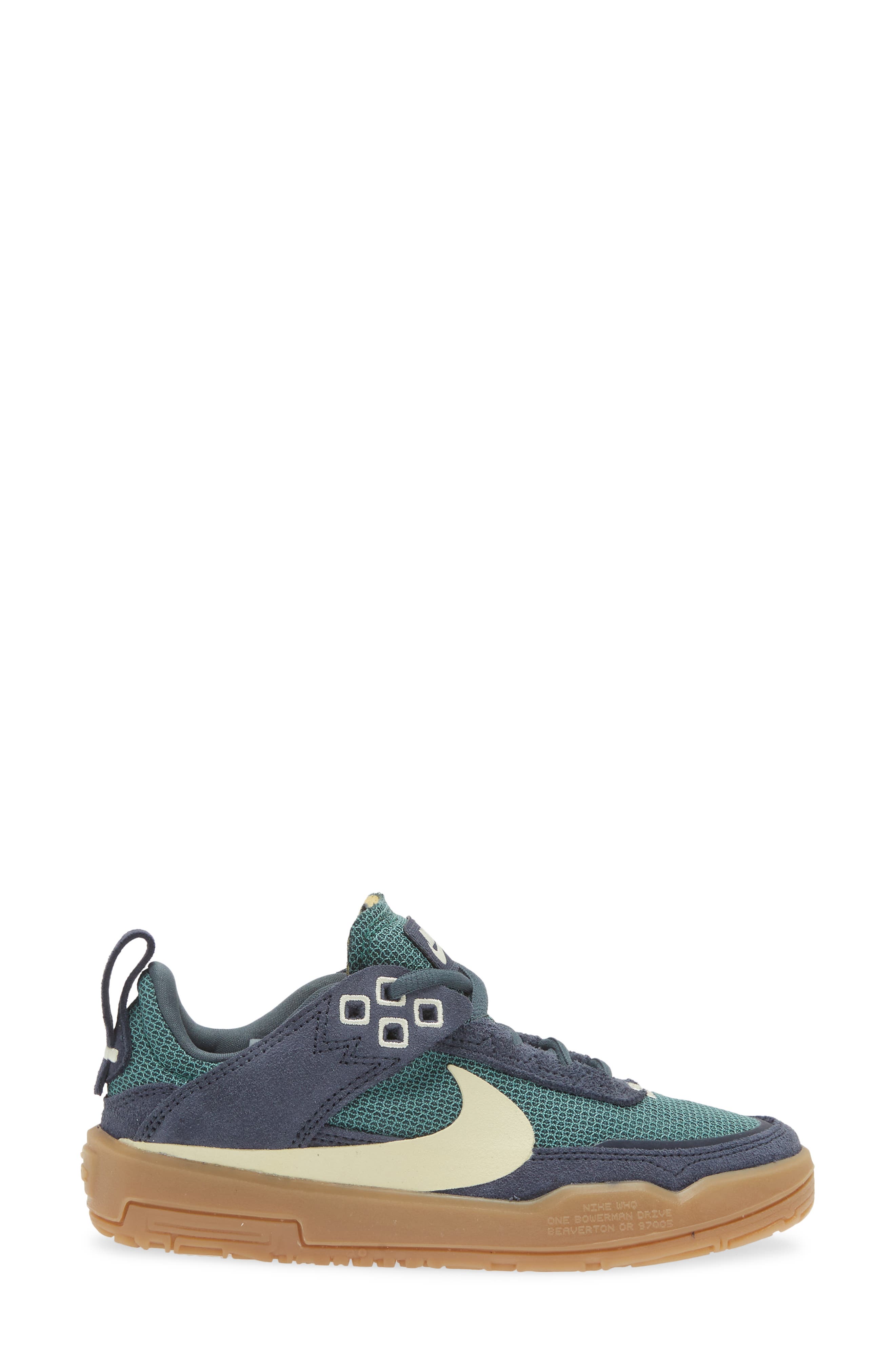 Nike Kids' SB Day One Skate Sneaker, Alternate, color, Blue/ Alabaster/ Green