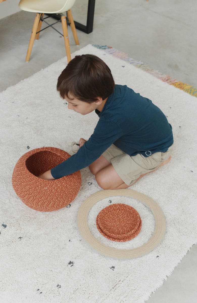 Lorena Canals Saturn Basket, Alternate, color, Red