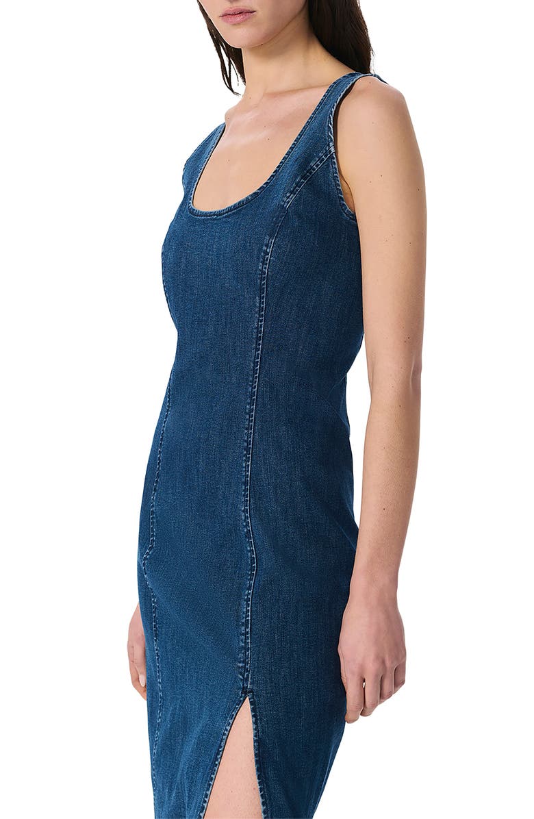 rag & bone Slexi Athena Denim Midi Dress, Alternate, color, 