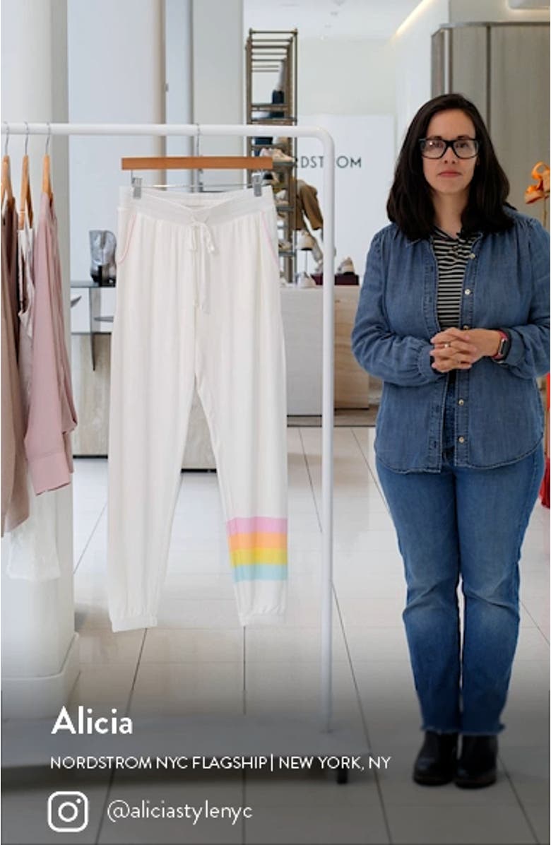 Shine Bright Brushed Terry Pajama Pants, sales video thumbnail