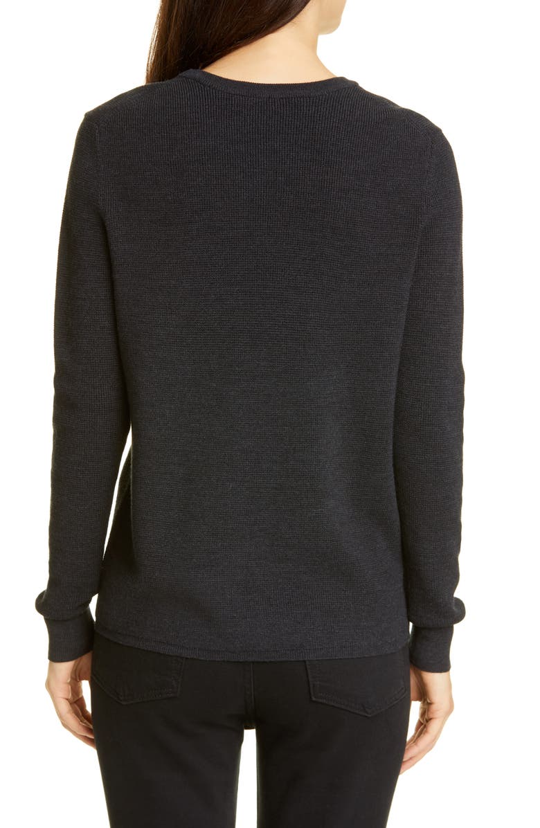 Jenni Kayne Merino Wool Crewneck Sweater, Alternate, color, 
